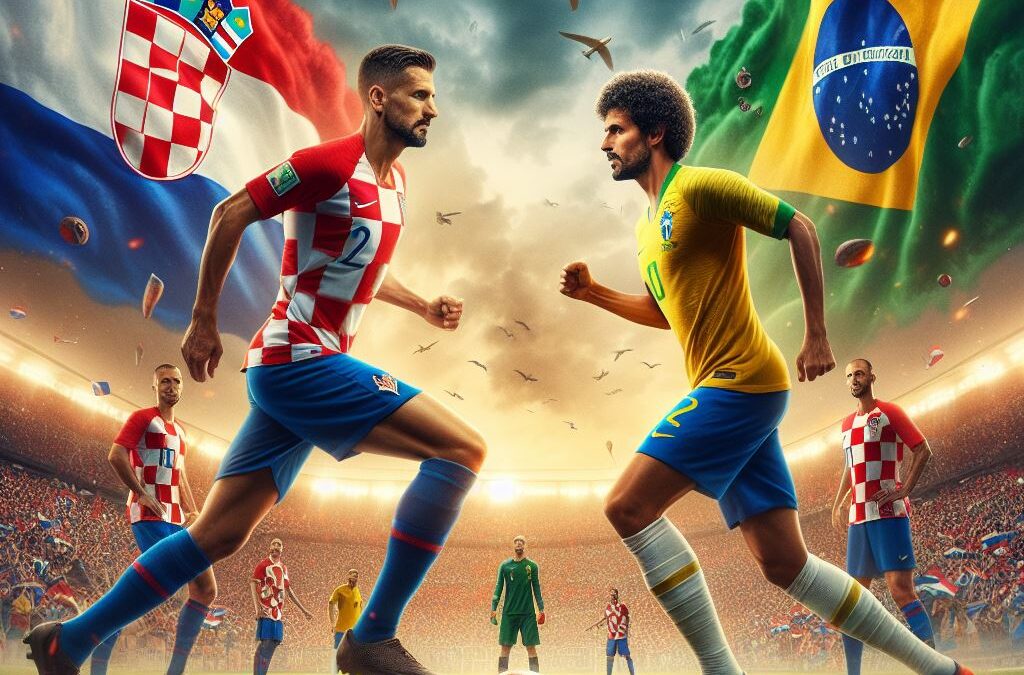 Kroatiens herrlandslag i fotboll mot Brasiliens herrlandslag i fotboll laguppställning